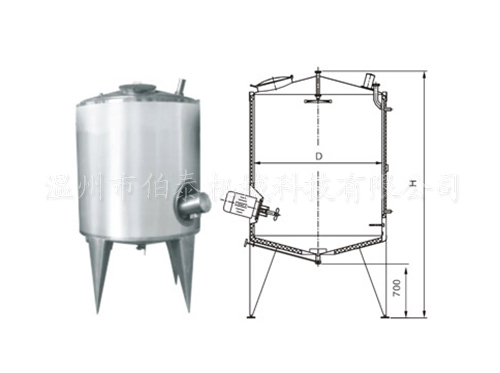 側(cè)面攪拌儲(chǔ)罐-保溫罐